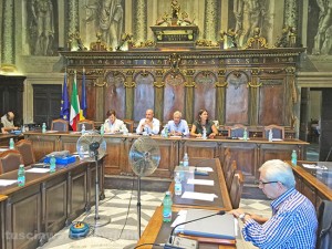 Viterbo - Il consiglio comunale deserto