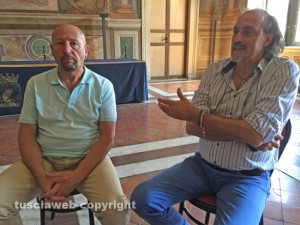 Viterbo - I consiglieri Sergio Insogna e Chicco Moltoni