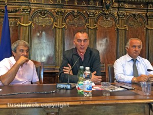 Santa Rosa - La conferenza di presentazione del Trasporto in Comune