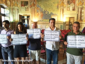 Viterbo - Comune - La protesta dell'opposizione