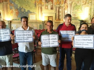 Viterbo - Comune - La protesta dell'opposizione