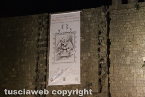 Macchina di Santa Rosa - Uno degli stendardi di Gloria a porta Romana