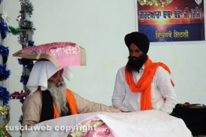 Viterbo - La comunità sikh alla palestra del Pilastro
