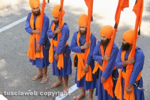 Viterbo - La comunità sikh per le vie della città