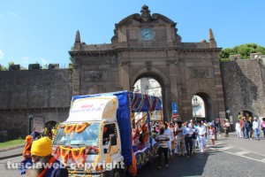 Viterbo - La comunità sikh a piazza della Rocca