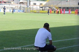 Sport - Calcio - Viterbese - L'allenatore Stefano Sanderra