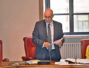 Il presidente della provincia Mauro Mazzola