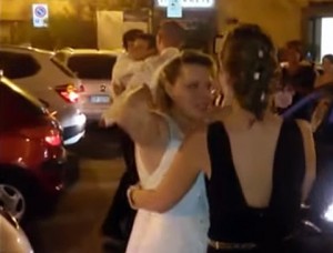 Un flash mob per il matrimonio di David Ferrulli ed Ewelina Anita Gentili