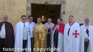 Marta - I templari con il vicesindaco Maurizio Lacchini
