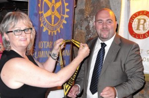 Civita Castellana - Rotary club - Passaggio del collare - Piccioni e Mitchell