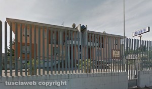 La caserma dei carabinieri di Castiglione in Teverina