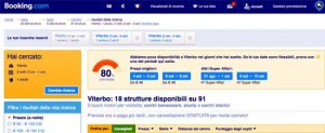 Booking. come - Le prenotazioni per il 3 settembre a Viterbo