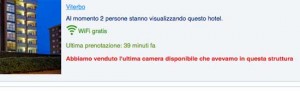 Booking. come - Le prenotazioni per il 3 settembre a Viterbo