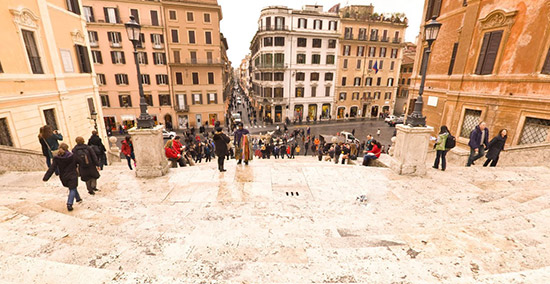 Roma - La scalinata di Trinità dei monti