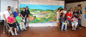 Tarquinia - Il murales simbolo della mostra