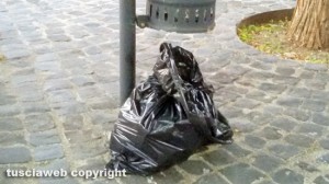 Marta - Sporcizia in piazza Castello