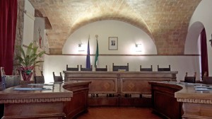 La nuova sala del consiglio comunale di Blera