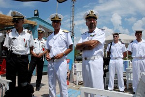 Capitaneria di porto di Civitavecchia - La cerimonia in mare per ricordare Andrea Gregori