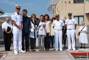Capitaneria di porto di Civitavecchia - La cerimonia in mare per ricordare Andrea Gregori