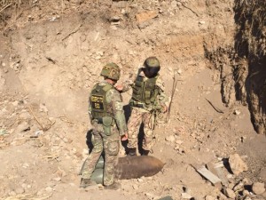 Orte - Gli artificieri dell'esercito in azione