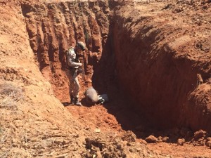 Orte - Il posizionamento della bomba nel fornello