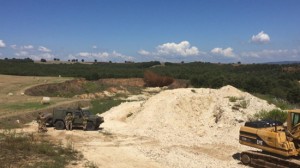 Orte - Il brillamento della bomba in cava 
