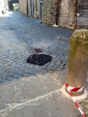 Viterbo - Il degrado in via della Salita a Pianoscarano