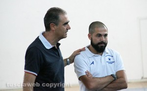 Sport - Basket - Stella azzurra - Il presidente Giorgio Ricci e il coach Umberto Fanciullo