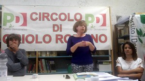 La deputata Pd Terrosi al dibattito sulla geotermia a Oriolo Romano