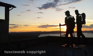 Montefiascone - Il tramonto sul lago di Bolsena