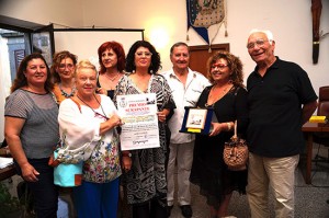 Marta - Il gruppo delle premiate dell'associazione culturale Farnese