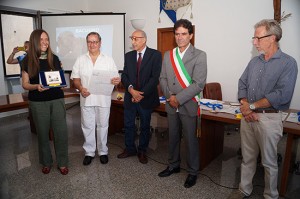 Marta - La premiazione dell'archeologa Francesca Ceci
