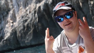 Un ragazzo dell'associazione Juppiter
