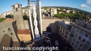 Macchina di Santa Rosa - Gloria vista dall'alto