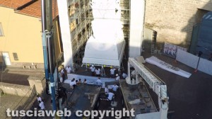 Macchina di Santa Rosa - Gloria vista dall'alto