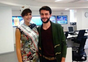 Alice Sabatini e Angelo Deiana alla Gazzetta dello sport