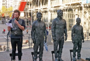 L'inaugurazione della mostra di Dormino a Parigi