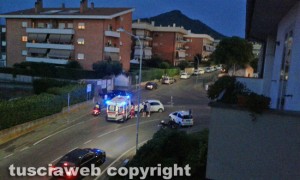 Viterbo - Incidente in via Monti Cimini