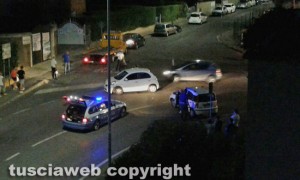 Viterbo - Incidente in via Monti Cimini