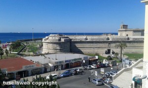 Forte Michelangelo e la Marina di Civitavecchia