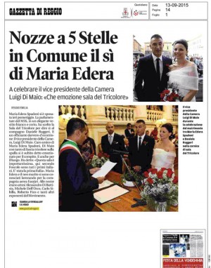 Daniele Ruggeri si è sposato con la parlamentare grillina Maria Edera Spadoni