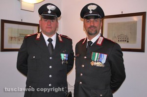I neo vice brigadieri Mancuso e Frezza