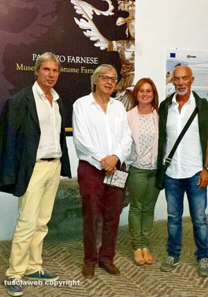 Gradoli - Fulvio Ricci, Vittorio Sgarbi, Rosanna Ceccarelli, Luigi Buzi