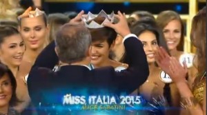 Alice Sabatini incoronata Miss Italia 