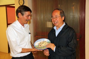 Il delegato Zhang Gang a Cellere