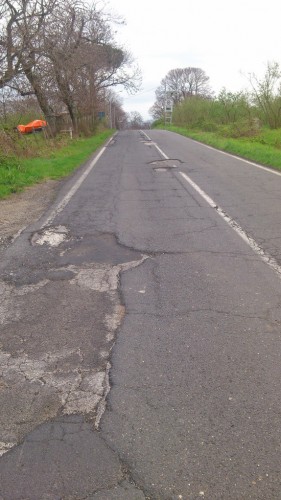 Carbognano - Le condizioni in cui versa la SP 67 S. Rocco