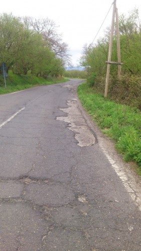 Carbognano - Le condizioni in cui versa la SP 67 S. Rocco