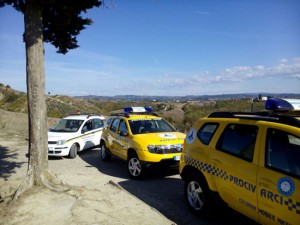 La consegna dei mezzi Prociv