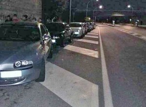Viterbo - Gli amici ricordano Leonardo Rizzello con scritte al sottopassaggio sulla Tuscanese