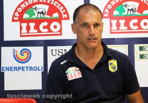 Sport - Calcio - Viterbese - L'allenatore Stefano Sanderra